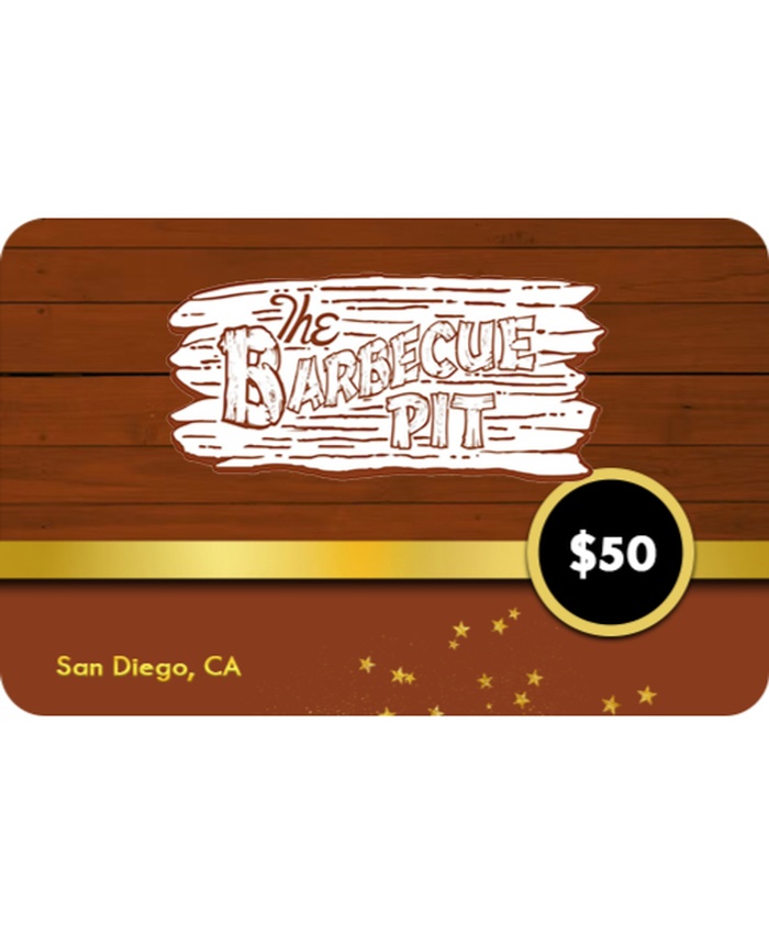 50 THE BARBECUE GIFT CARD